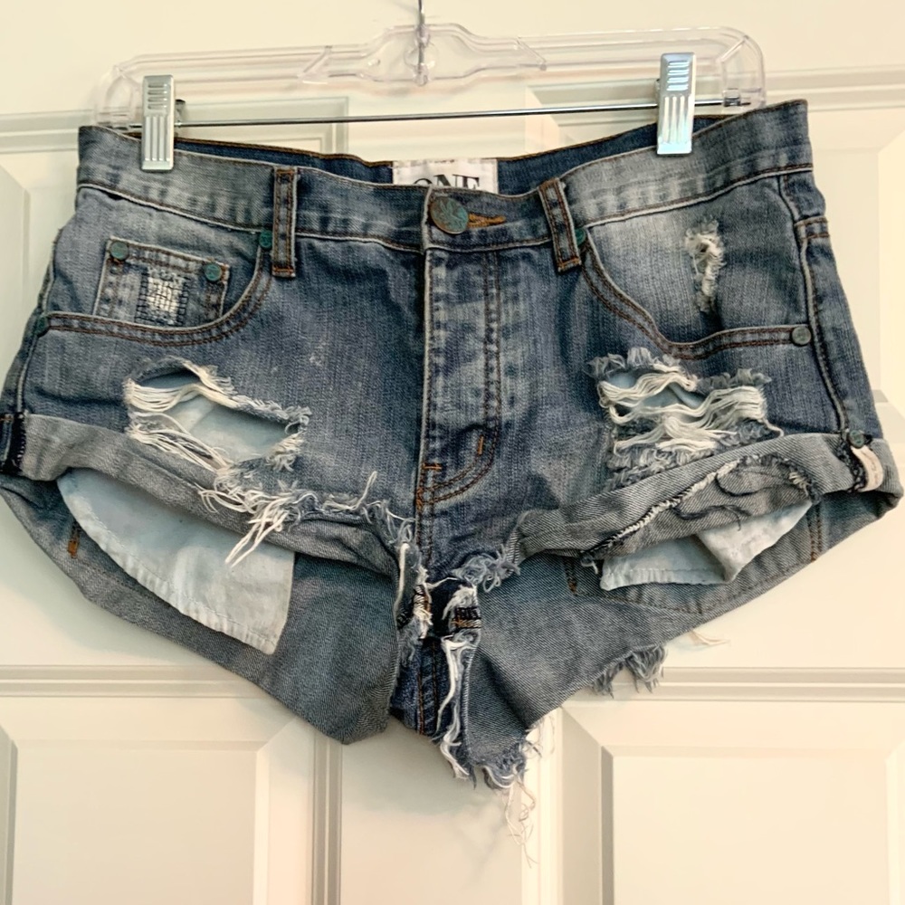 One Teaspoon Denim Shorts